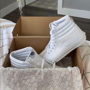 White high top vans